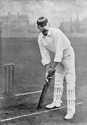 A.E. Stoddart, de Famous Cricketers and Cricket Grounds, publié par Hudson and Kearns, 1895